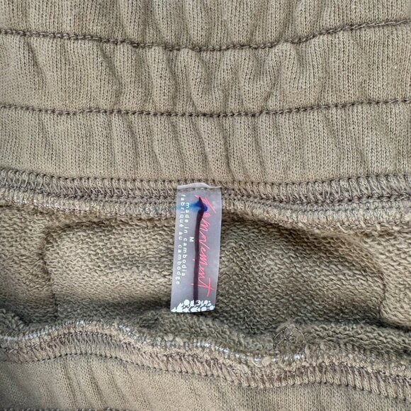 New Free People June Bug Joggers Sweatpants Harem Slouchy Tan FP Movement - Picture 7 of 9